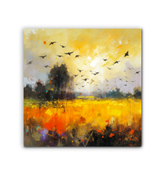 Rolling Hills Panorama Wrapped Canvas